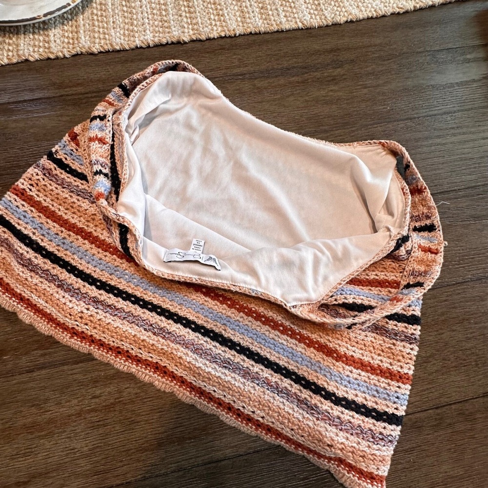 Two Striped Knit Cropped Summer Tank Tops Hollister/ Jessica Simpson Size L - Picture 12 of 16